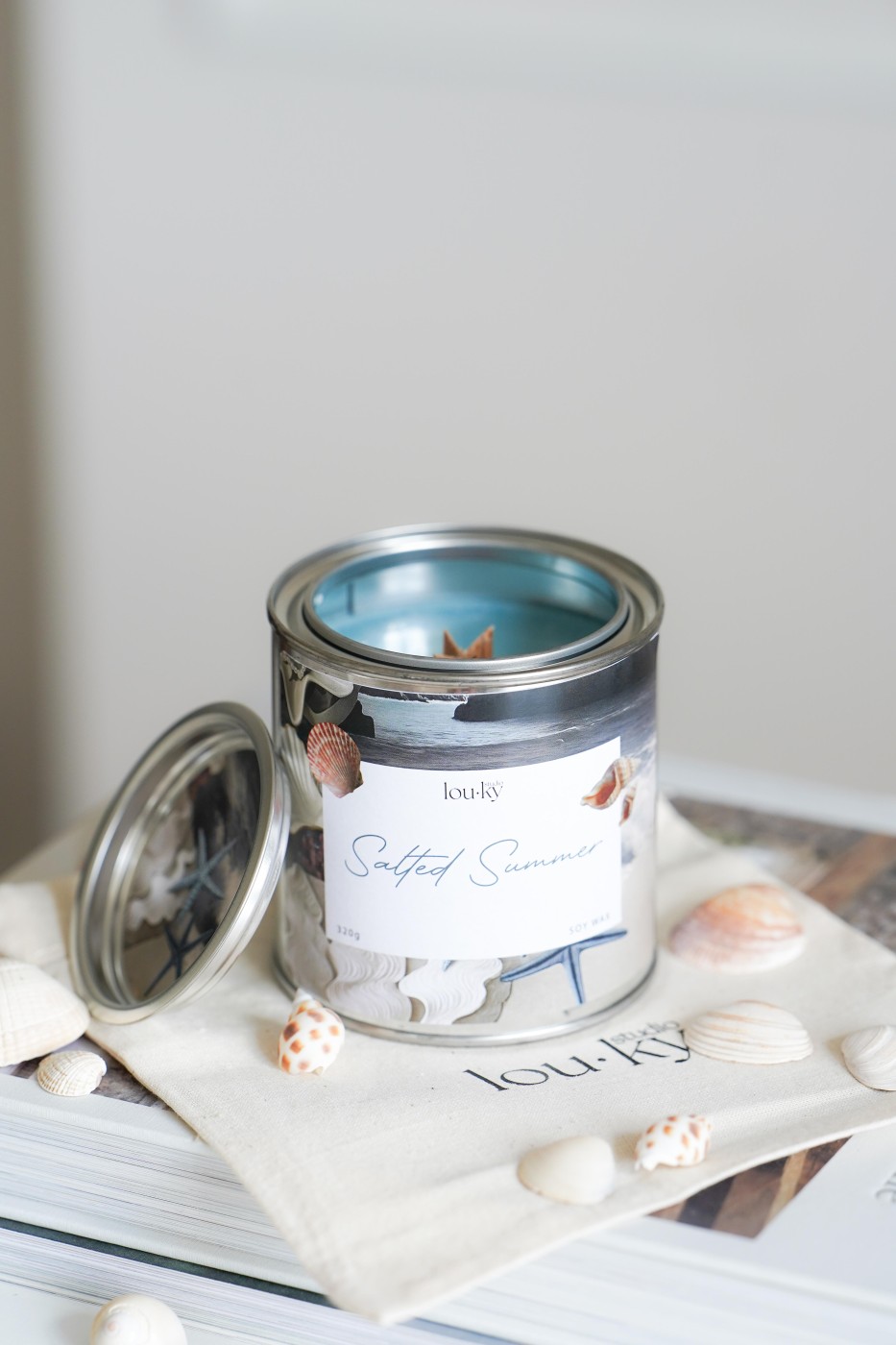 Salted Summer | Vonná sójová svíčka 