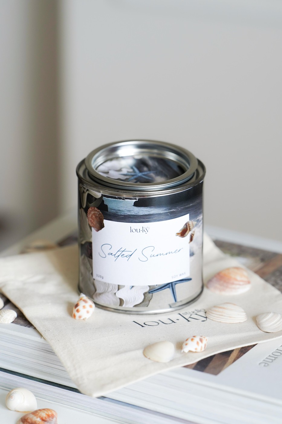 Salted Summer | Vonná sójová svíčka 