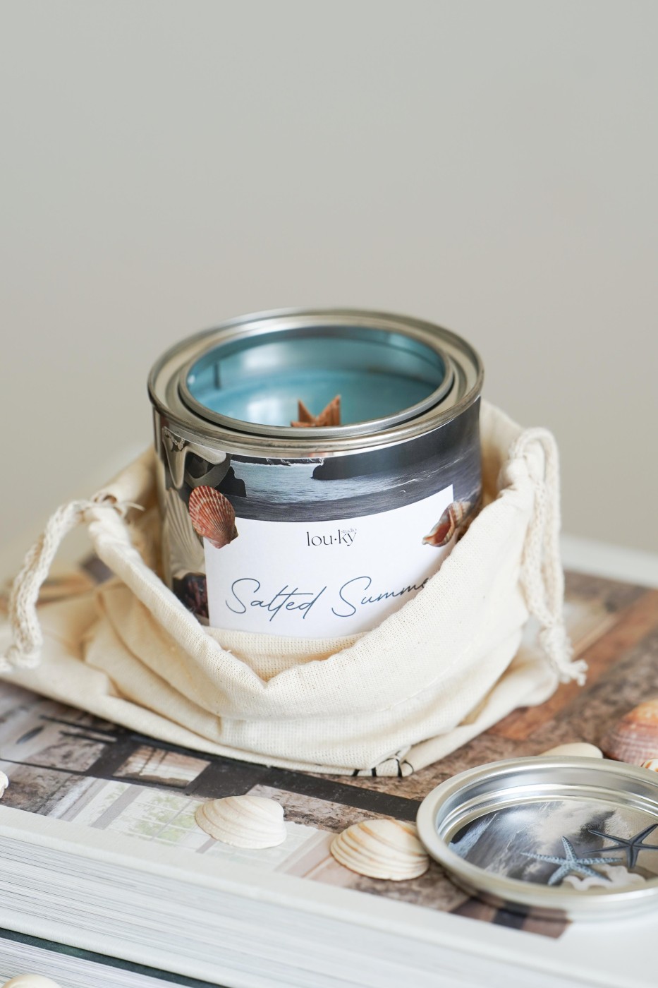 Salted Summer | Vonná sójová svíčka 