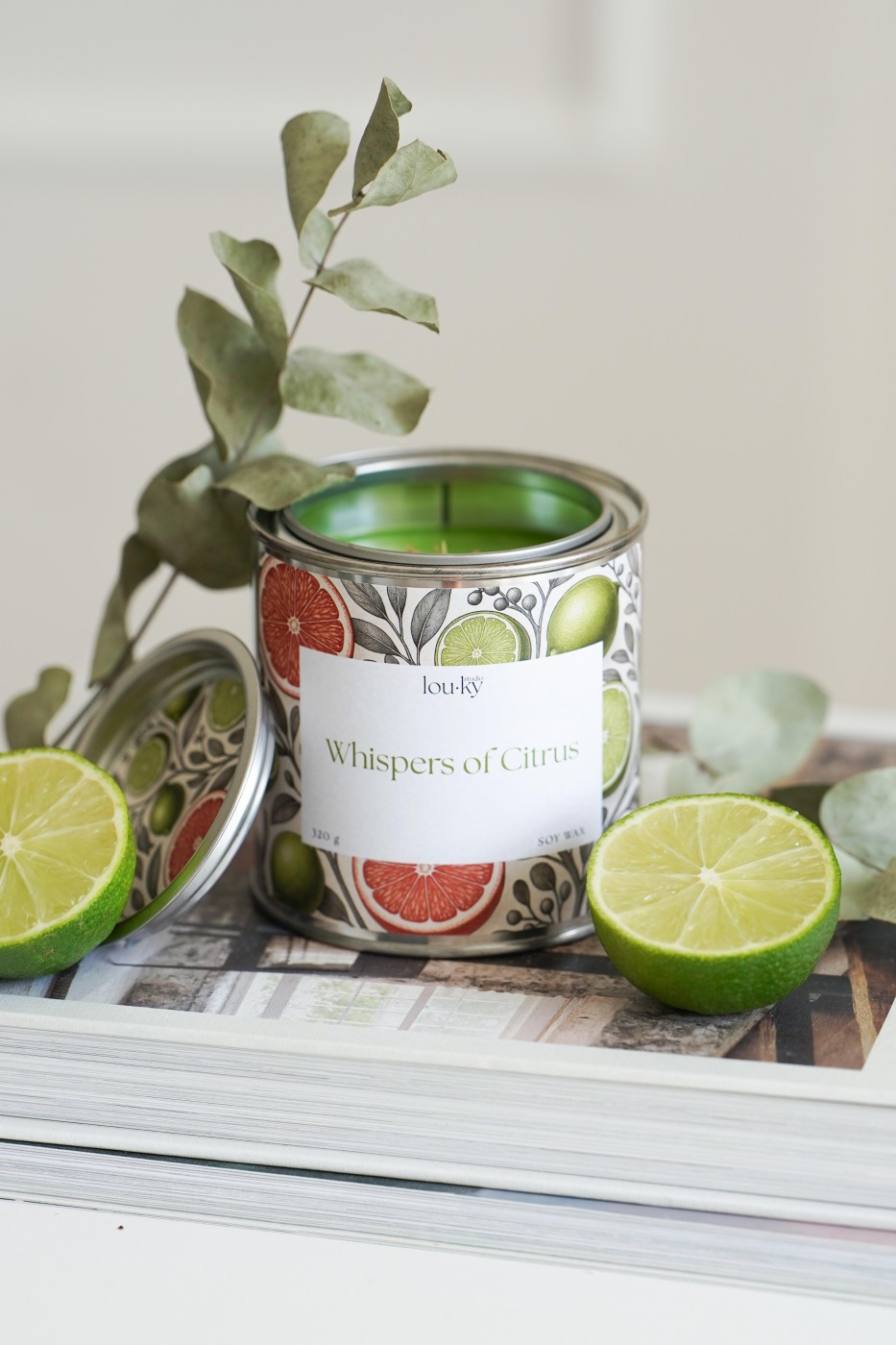 Whispers of citrus | Vonná sójová svíčka