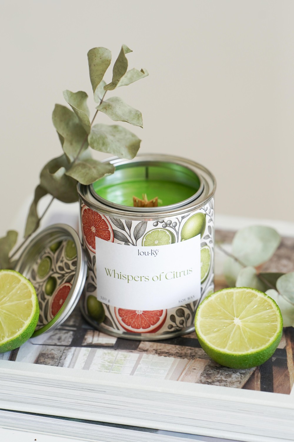 Whispers of citrus | Vonná sójová svíčka