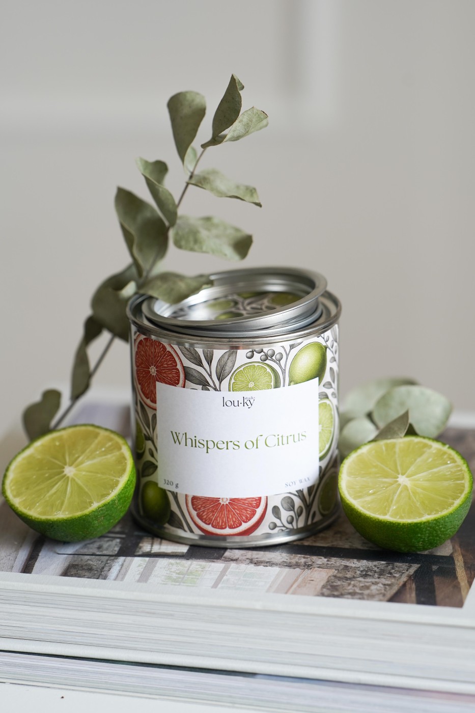 Whispers of citrus | Vonná sójová svíčka